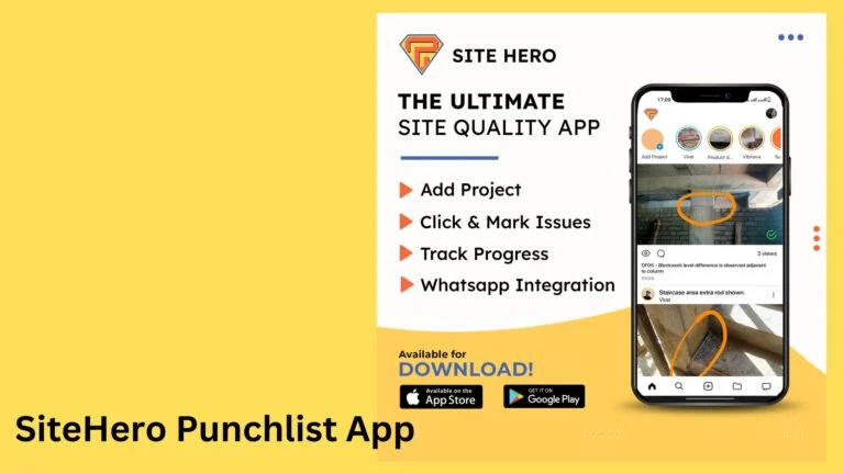 SiteHero punchlist app